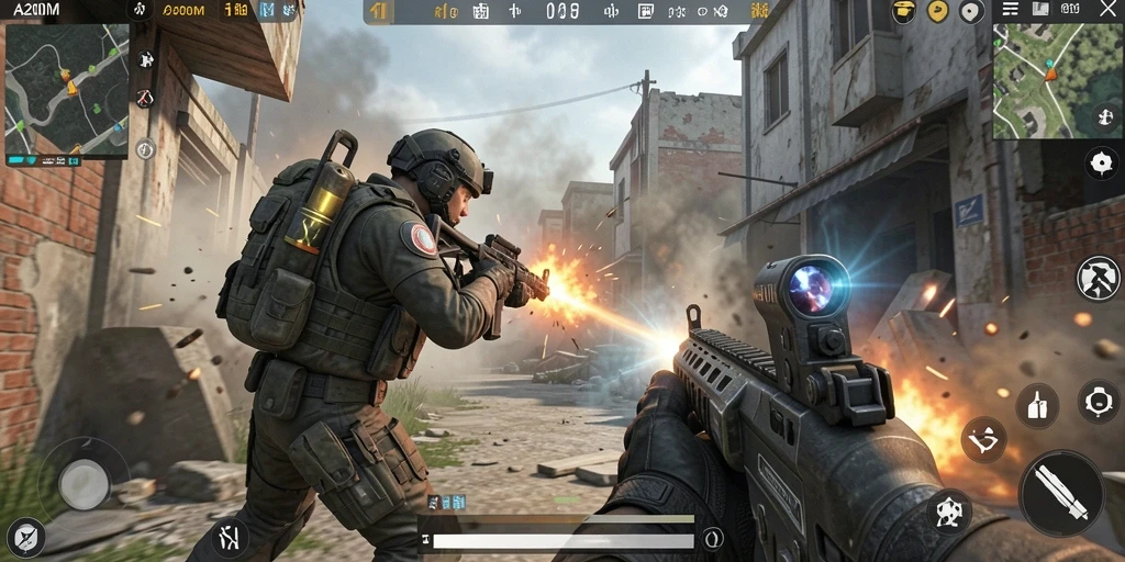 Gameplay intens A200M dengan grafis luar biasa.