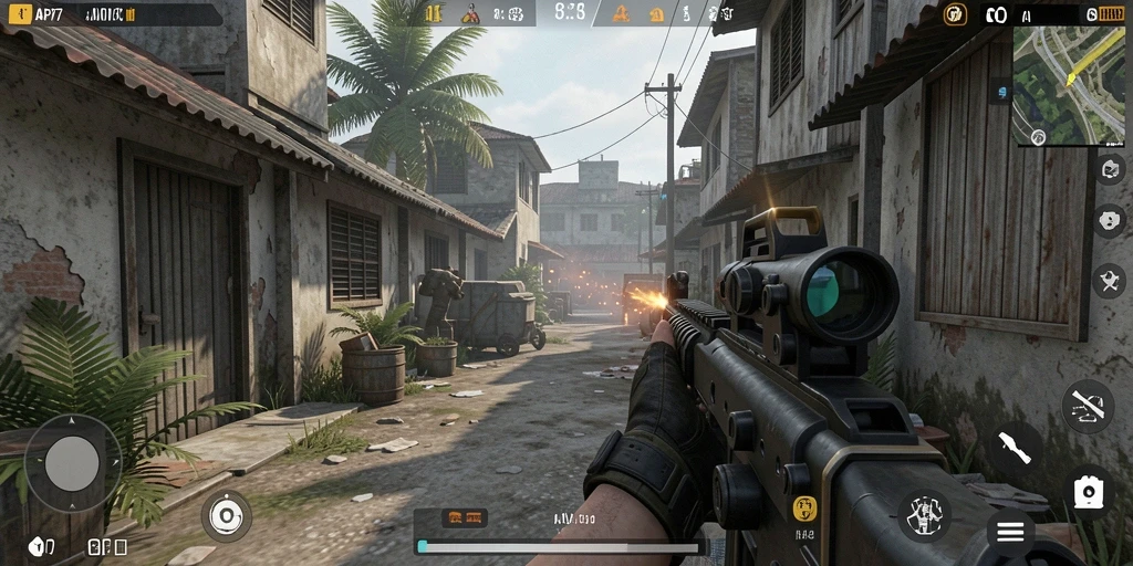 Tampilan gameplay seru dan menegangkan dari API77.