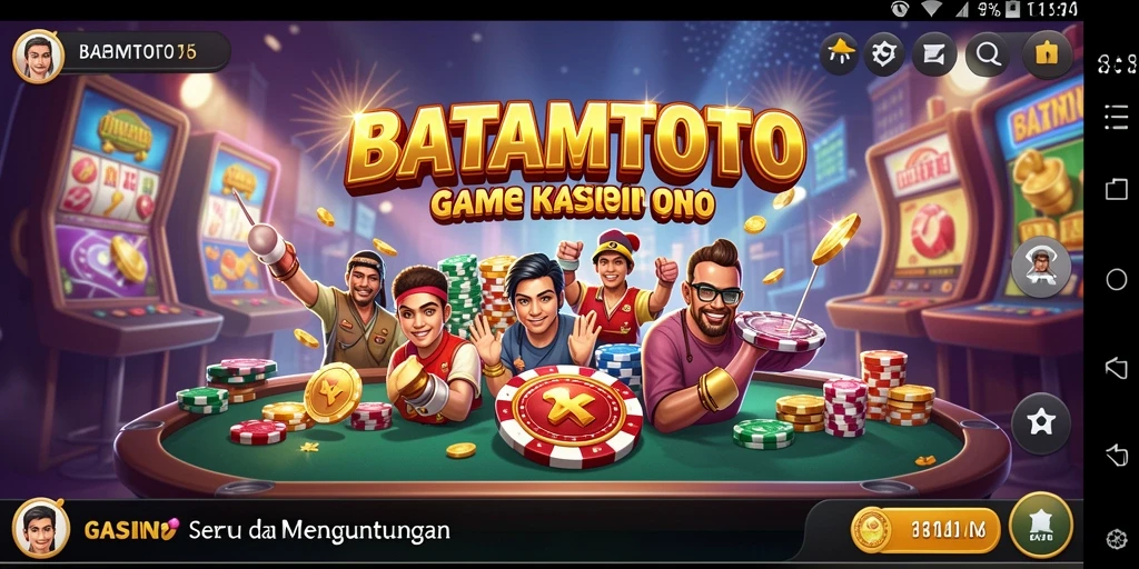 Tampilan seru gameplay BATAMTOTO dengan berbagai pilihan permainan Kasino.