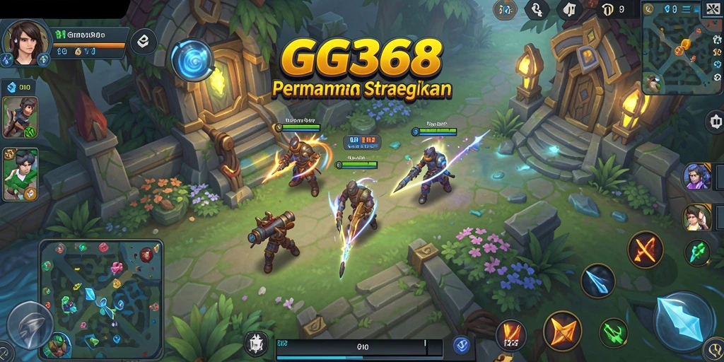 Screenshot GG368 menampilkan taktik pertempuran yang mendebarkan.