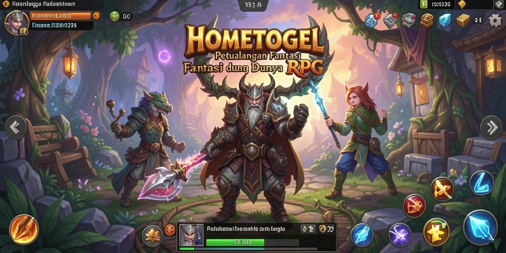 Tangkap momen seru dalam gameplay RPG HOMETOGEL.