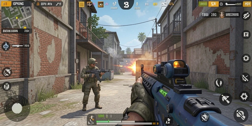 Tangkapan layar gameplay <strong>IDPKING</strong> yang mendebarkan di medan pertempuran.