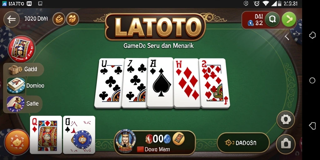Tampilan gameplay LATOTO yang menarik dan penuh tantangan.