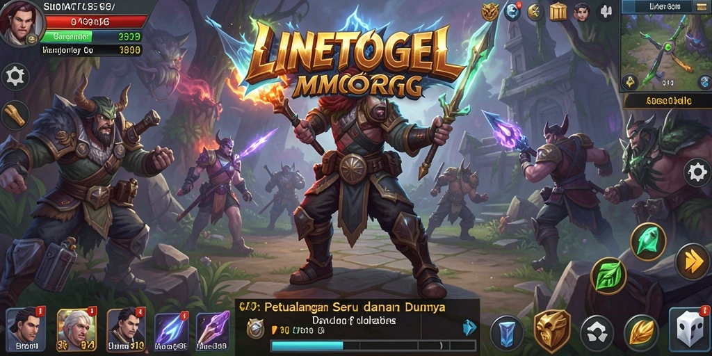 Tampilan utama gameplay <strong>LINETOGEL</strong> yang memukau dan penuh aksi.