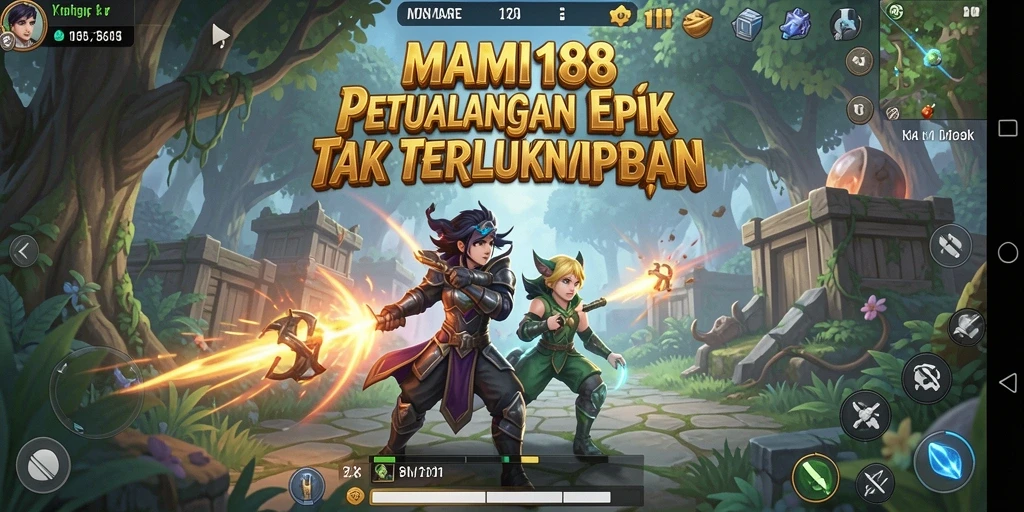 Tangkapan layar utama MAMI188 menampilkan aksi mendebarkan dalam petualangan.