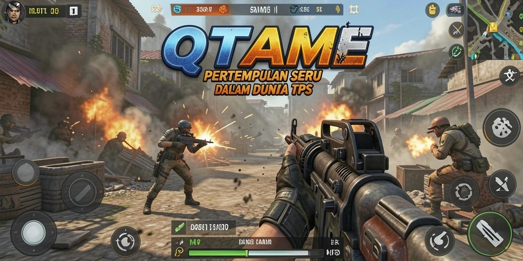 Tampilan gameplay TPS yang seru dan mendebarkan.