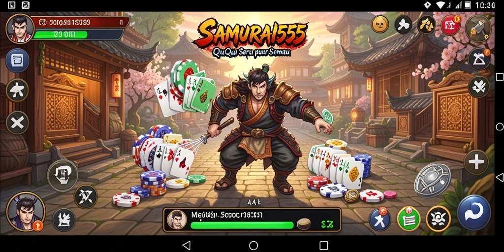Tampilan gameplay QiuQiu yang memukau di SAMURAI555.