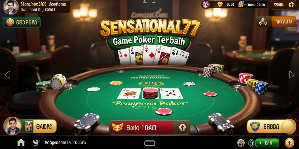 Tampilan gameplay SENSATIONAL77 yang menarik dan mendebarkan.