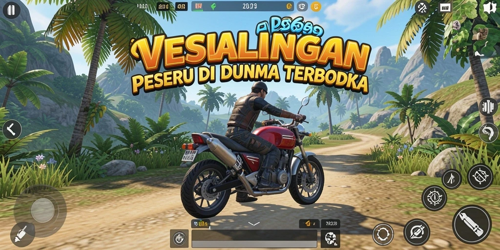 Gameplay seru VESPA69 dalam dunia terbuka yang luas.