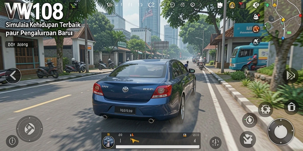 Tampilan gameplay VW108 yang menarik dan penuh warna.